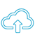 icon depicting cloud storage