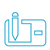 icon depicting fine print or details