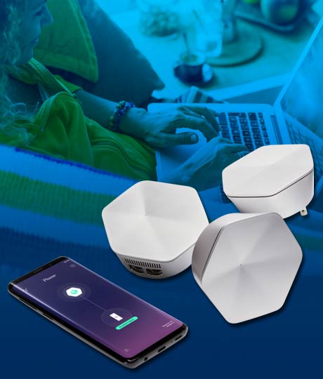 Plume Super Pods shown to scale near smartphone