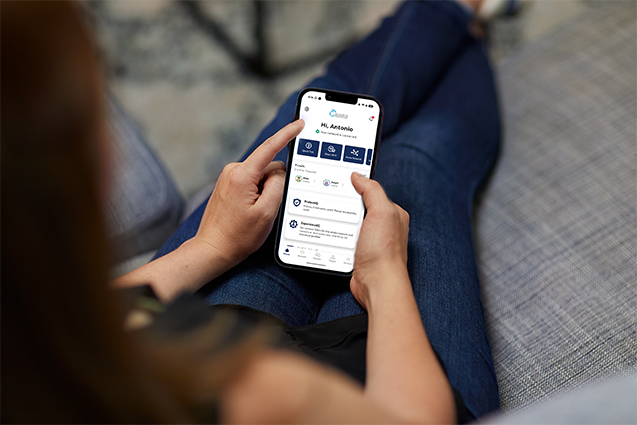 Women using ACS SmartHome App