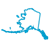 icon depicting Alaska map outline