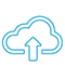 icon depicting cloud storage