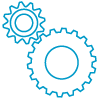 icon depicting gears