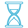 icon depicting an hour glass
