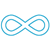 icon depicting infinity or continuity