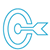 icon depicting a target with an arrow on the bullseye